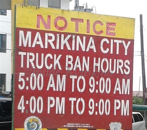 marikina truck ban 2024 update today